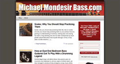 Desktop Screenshot of michaelmondesirbass.com
